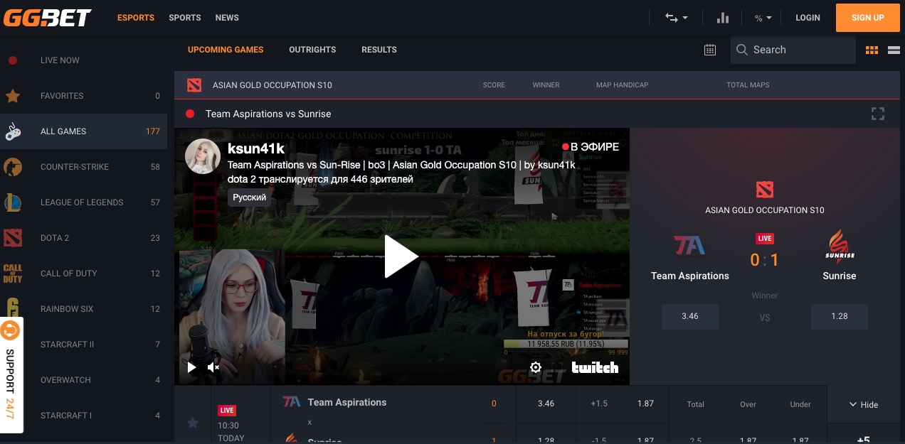 онлайн казино GGbet
